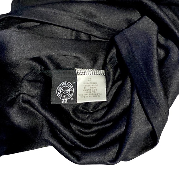 Laundry Shelli Segal Dress Womens 12 Black Jersey Shift Short Long Cape Sleeve - Picture 14 of 16